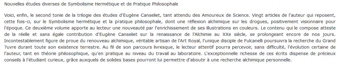 Alchimie : Études diverses de symbolisme hermétique et de pratique philosophale, Eugène Canseliet 