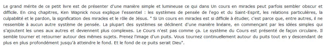 Introduction a un Cours en Miracles, Kenneth Wapnick 