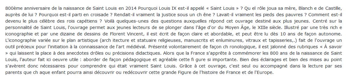 Saint Louis, Raphaël Dargent et Florent Vincent 