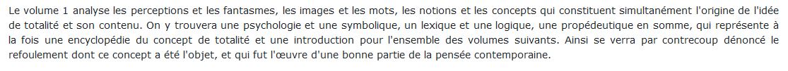 La Totalité 1 : De l’imaginaire au symbolique, Christian Godin 