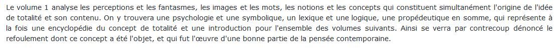 La Totalité 1 : De l’imaginaire au symbolique, Christian Godin 