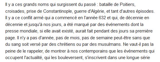  Un choc de religions ; la longue guerre de l'islam et de la chrétienté (622-2007) 