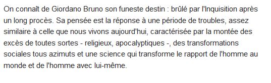  La philosophie morale de Giordano Bruno ; liberté et infini 