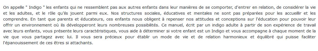 Enfants indigo, la nouvelle génération