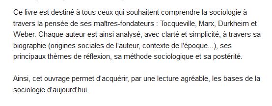  Les grands auteurs de la sociologie 