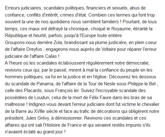  Petites affaires et grands scandales de l'histoire de France 