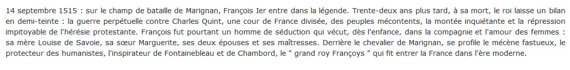 François 1er 