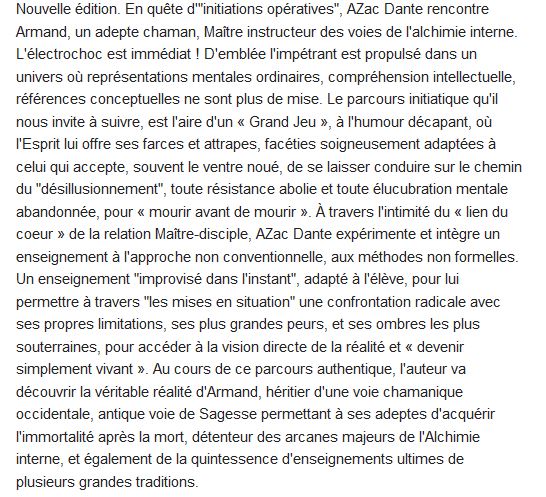  J'ai bu le sang des étoiles ; chamanisme et alchimie interne 