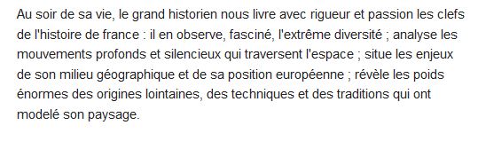  L'identité de la France t.1 ; espace et histoire 