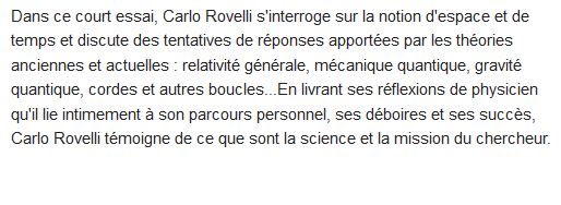  Et si le temps n'existait pas ? un peu de science subversive 