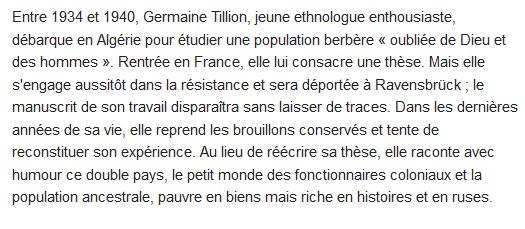  Il était une fois l'ethnographie 