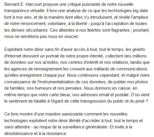  La société d'exposition ; désir et désobéissance à l'ère numérique 