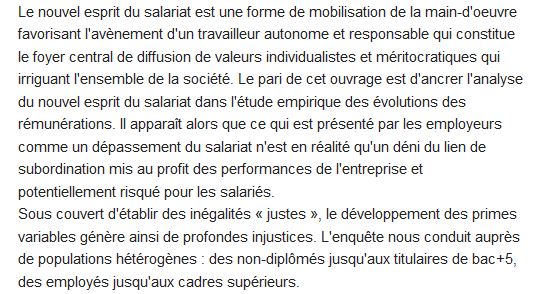  Le nouvel esprit du salariat 