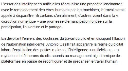  En attendant les robots ; enquête sur le travail du clic 