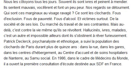  Les naufragés : avec les clochards de Paris 