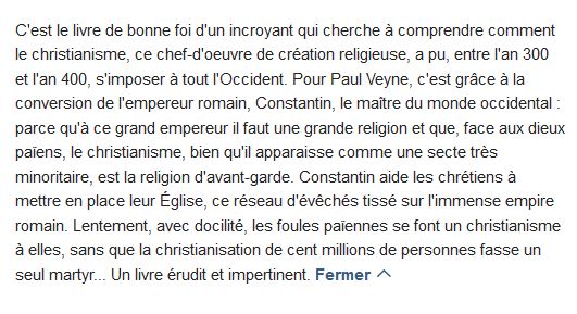  Quand notre monde est devenu chrétien (312-394) 
