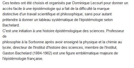 épistémologie