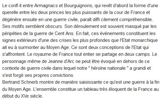  Armagnacs et Bourguignons ; la maudite guerre 1407-1435 