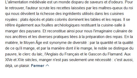  Manger au Moyen Age 