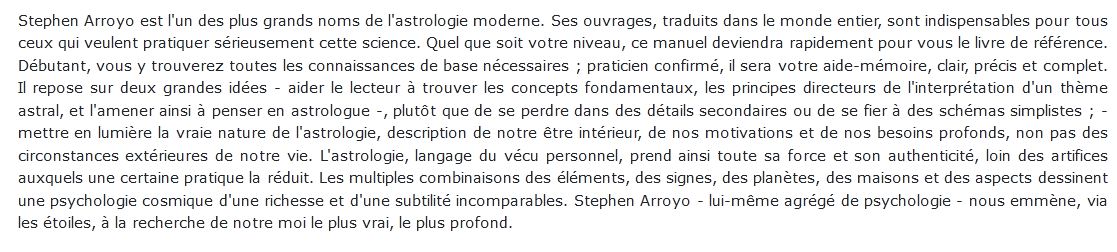Pratique d'interprétation du thème astral