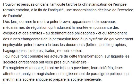  Pouvoir et persuasion dans l'antiquite tardive. vers un empire chretien 