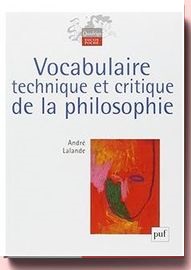 Vocabulaire technique et critique de la philosophie André Lalande