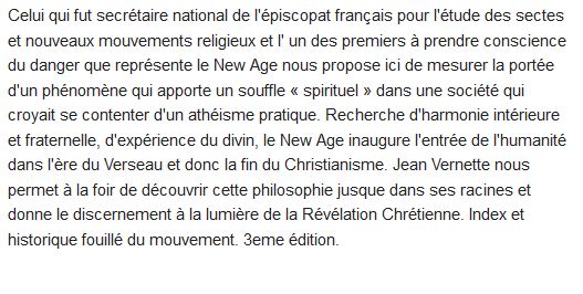  Le nouvel âge ; à l'aube de l'ère du Verseau 