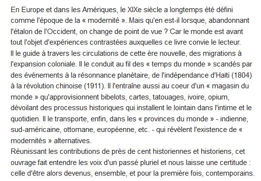  Histoire du monde au XIXe siècle 