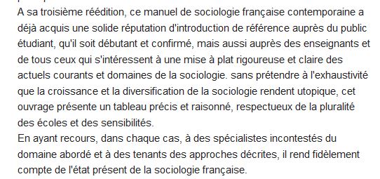  La sociologie francaise contemporaine 