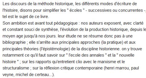  Les ecoles historiques 