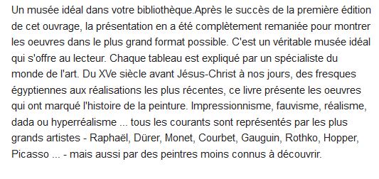  Les 1001 : les 1001 tableaux qu'il faut avoir vus dans sa vie 