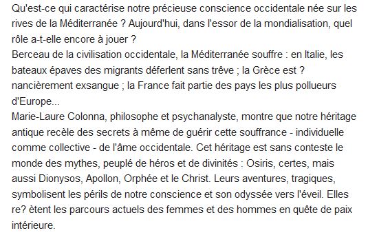 Réenchanter l'occident