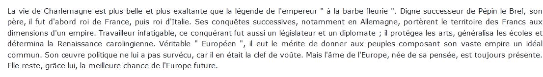 Charlemagne biographie