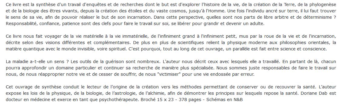 Du Big Bang à la guérison