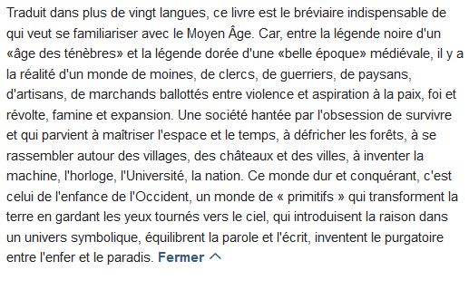  La civilisation de l'Occident médiéval 