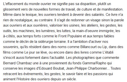  Une histoire vivante des ouvriers ; de 1900 à nos jours 