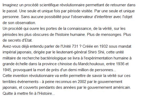  L'homme qui mit fin à l'histoire 