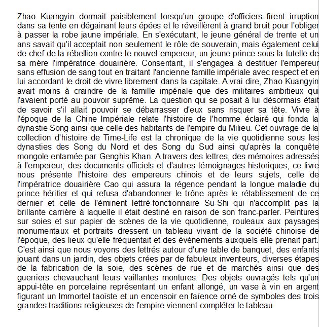 époque des empereurs de Chine