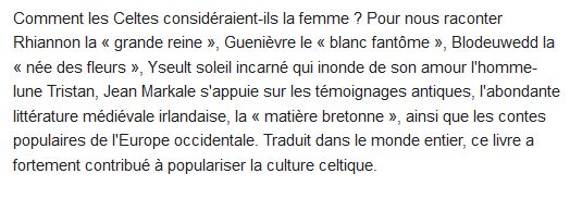  La femme celte 