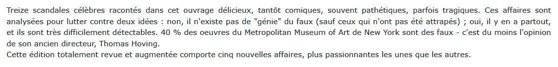 Faussaires illustres, Harry Bellet