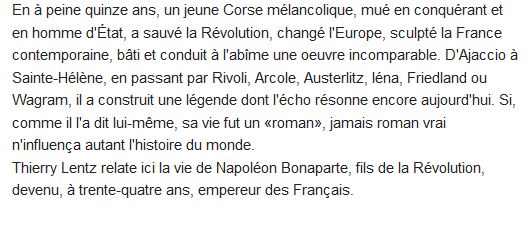  Napoleon ; "mon ambition était grande" 