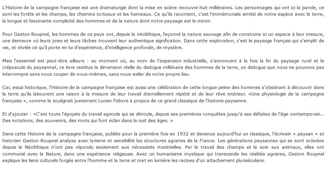 la campagne française