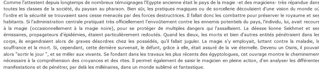 magiciens dans l'Égypte ancienne