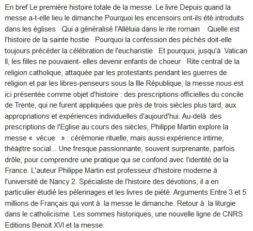  Le théâtre divin ; une histoire de la messe (XVI-XX siècle) 