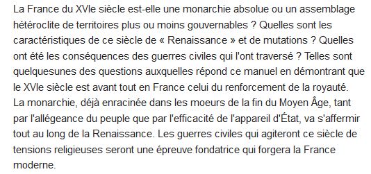  La france du XVIe siècle ; 1483-1598 