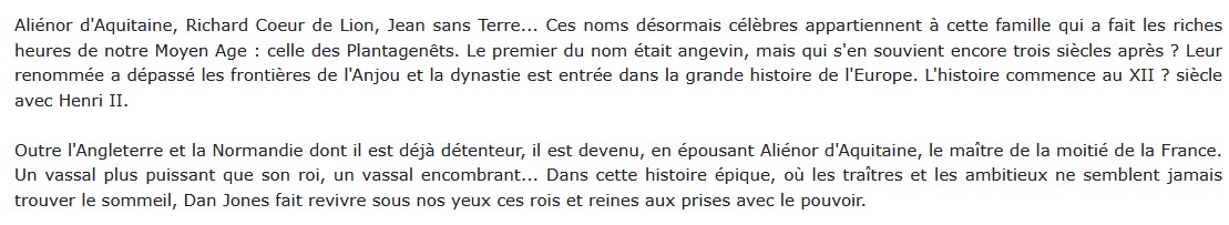 Les Plantagenêts