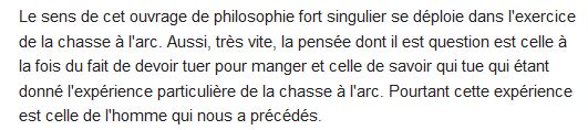  Philosopher à l'arc 
