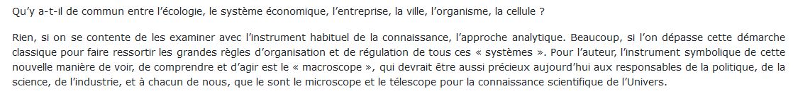 Le Macroscope Rosnay