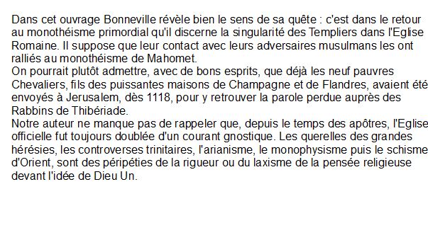 Le Secret Des Templiers