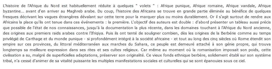 Afrique du nord dans l'Antiquité